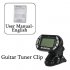 Our new mini edition Guitar Tuner Clip is a compact  lightweight  digitally exact  easy to use 3 in 1 guitar tuner   It can help you tune your guitar or any oth