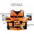 Outdoor Adult Buoyancy Suit Lifejacket Orange M