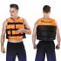 Outdoor Adult Buoyancy Suit Lifejacket Orange L