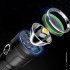 Outdoor Aluminum Alloy Mini Flashlight For Camping Mountaineering Home Use Waterproof Strong Lighting Flashlight as picture show