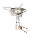 Outdoor Anti scald Portable Gas Stoves Windproof Foldable Detachable Cooking Furnace For Travel Picnic Bbq 45MAAP valve
