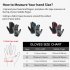 Outdoor Bike Cycling Gloves Touch Screen Anti Slip Breathable Shock Absorption Lightweight Full Finger Gloves Hiking Running Motorcycle Gloves Black blue L