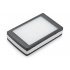 Outdoor Camping 6000mAh Portable Power Bank has a Solar Panel  two USB Ports  Phone Adapters  built in LED light with 4 Light Modes