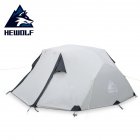 Outdoor Camping Equipment Rainproof Tent Double Layer Aluminum Rod Multi-person Outdoor Winter Camping Tent Khaki_Double