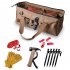 Outdoor Camping Handbag Tent Accessories Storage Sundry Bag Camping Nail Hammer Waterproof Wear resistant Handbag black forest