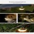 Outdoor Camping Lamp 3 Light Modes Multi functional Usb Charging Camping Lantern With Hook Design Strawberry Light  Red 