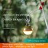 Outdoor Camping Lamp 3 Light Modes Multi functional Usb Charging Camping Lantern With Hook Design Strawberry Light  Red 