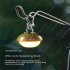 Outdoor Camping Lamp 3 Light Modes Multi functional Usb Charging Camping Lantern With Hook Design Strawberry Light  Red 
