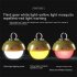 Outdoor Camping Lamp 3 Light Modes Multi functional Usb Charging Camping Lantern With Hook Design Strawberry Light  Red 