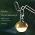 Outdoor Camping Lamp 3 Light Modes Multi functional Usb Charging Camping Lantern With Hook Design Strawberry Light  army green 