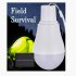 Outdoor Camping Led Lights Bulb Solar Panel Powered High Brightness Tent Lamp For Outdoor Indoor light bulb