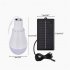 Outdoor Camping Led Lights Bulb Solar Panel Powered High Brightness Tent Lamp For Outdoor Indoor light bulb
