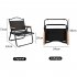 Outdoor Camping Leisure Chair Lightweight Foldable Oxford Cloth Fishing Coffee Chair Portable Blackout Camping Chair black