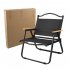 Outdoor Camping Leisure Chair Lightweight Foldable Oxford Cloth Fishing Coffee Chair Portable Blackout Camping Chair black