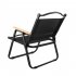 Outdoor Camping Leisure Chair Lightweight Foldable Oxford Cloth Fishing Coffee Chair Portable Blackout Camping Chair black