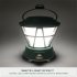 Outdoor Camping Light Solar Rechargeable Waterproof Retro Lamp For Garden Patio Yard Battery Model   Green