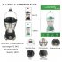 Outdoor Camping Light Solar Rechargeable Waterproof Retro Lamp For Garden Patio Yard Battery Model   Green