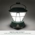 Outdoor Camping Light Solar Rechargeable Waterproof Retro Lamp For Garden Patio Yard Charging model   green