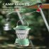 Outdoor Camping Light Solar Rechargeable Waterproof Retro Lamp For Garden Patio Yard Charging model   green