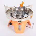 Outdoor Camping Stove Portable Windproof Stainless Steel Gas Stove