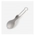 Outdoor Camping Tableware Pure Titanium Fork Spoon Light Spoon Dinner Fork Spoon Pure titanium
