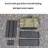 Outdoor Camping Tent Bag Camping Storage Bag Outdoor Utility Tote Bag Camping Cookware Organizer With Built in Removable Hard PP Divider And Front Storage Bag S