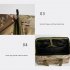 Outdoor Camping Tent Bag Camping Storage Bag Outdoor Utility Tote Bag Camping Cookware Organizer With Built in Removable Hard PP Divider And Front Storage Bag S