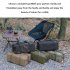 Outdoor Camping Tent Bag Camping Storage Bag Outdoor Utility Tote Bag Camping Cookware Organizer With Built in Removable Hard PP Divider And Front Storage Bag S