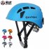 Outdoor Climbing Safety Helmet Hard Surface Hat Adjustable Helmet for Rescue Construction Climbing Work Helmet red