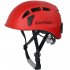 Outdoor Climbing Safety Helmet Hard Surface Hat Adjustable Helmet for Rescue Construction Climbing Work Helmet gray