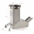 Outdoor Collapsible Wood Burning Stainless Steel Rocket Stove Backpacking Camp Tent Stove Camping Equipment Survival