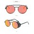 Outdoor Fashion Sunscreen Glasses TAC Lens Polarized Not Polarized Glasses for Outdoor Sports Black frame orange red Non polarized