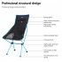 Outdoor Fishing Chair Portable Aluminum Alloy Ultralight Extended Folding Chair for Hiking Camping Picnic Dark Blue