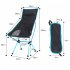 Outdoor Fishing Chair Portable Aluminum Alloy Ultralight Extended Folding Chair for Hiking Camping Picnic Dark Blue