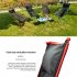 Outdoor Fishing Chair Portable Aluminum Alloy Ultralight Extended Folding Chair for Hiking Camping Picnic Dark Blue