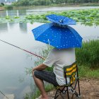 Outdoor Fishing Umbrella Portable Folding Double-layer Windproof UV-proof