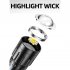 Outdoor Flashlight Type c Rechargeable Waterproof Portable P70 Zoom Emergency Flashlight Led Strong Light Torch Black button