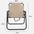 Outdoor Foldable Chair Furniture Kermit High Carbon Steel 600D Oxford Cloth Portable Folding Chair Great For Camping Picnic Park black