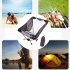 Outdoor Folding Chair With Storage Bag Portable Ultralight Breathable Camping Picnic Beach Fishing Seat Black