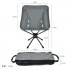 Outdoor Folding Stool for 360 Angle Rotation Leisure Chair Aluminum Alloy Super LIght Fishing Chair Camp Chair Khaki rotating chair
