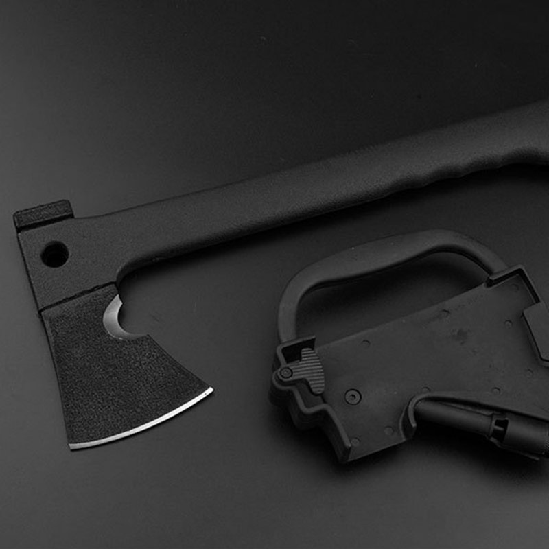 Outdoor G10 Axe Fire Waist Axe Chopping Firewood Steel Camping Survival Mountain Logging Tool For Hiking Camping black