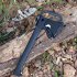 Outdoor G10 Axe Fire Waist Axe Chopping Firewood Steel Camping Survival Mountain Logging Tool For Hiking Camping black