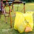 Outdoor Garbage Bag Storage Bracket Stainless Steel Folding Trash Bag Stand Holder 57   31cm