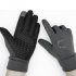 Outdoor Gloves Fleece Antiskid Winter Cycling Gloves Touch Screen Windproof Sport Gloves For Bike Motorcycle Warm Glove gray One size
