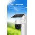 Outdoor HD Monitor Camera Wireless Wifi Solar Battery Powered Camera Q2 WiFi white