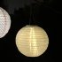 Outdoor Hanging Solar Lanterns Ip55 Waterproof Led Lights For Wedding Party Christmas Decoration Warm Yellow Light