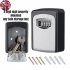Outdoor High Security Wall Mounting Key Safe Box Code Secure Lock gray