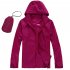 Outdoor Hooded Windbreaker Jacket For Men Women Sunscreen Windproof Quick drying Large Size Coat For Fishing Cycling yellow M