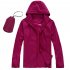Outdoor Hooded Windbreaker Jacket For Men Women Sunscreen Windproof Quick drying Large Size Coat For Fishing Cycling yellow XL