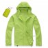 Outdoor Hooded Windbreaker Jacket For Men Women Sunscreen Windproof Quick drying Large Size Coat For Fishing Cycling yellow XL